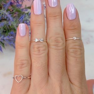 925 Sterling silver midi ring